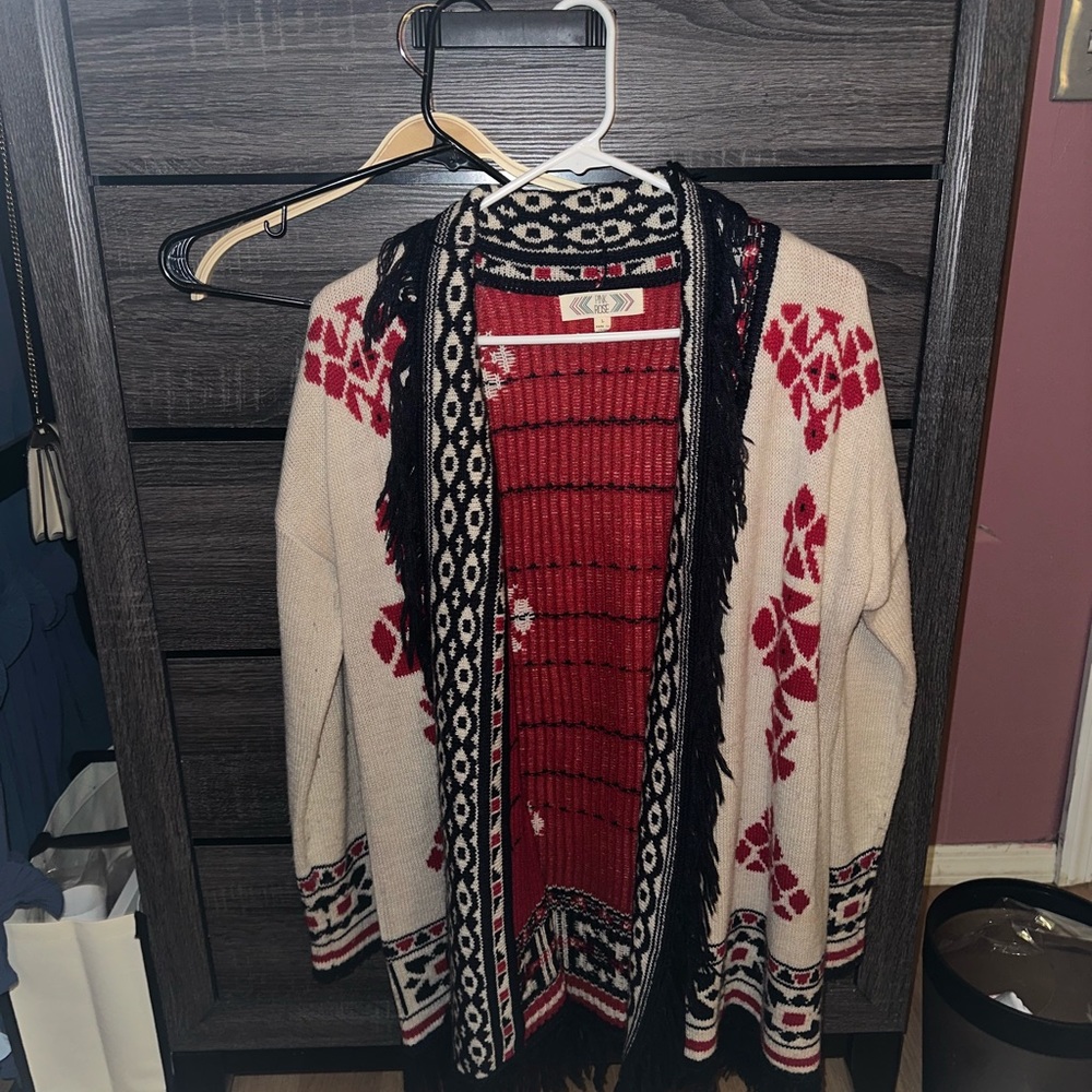 Pink Rose cardigan